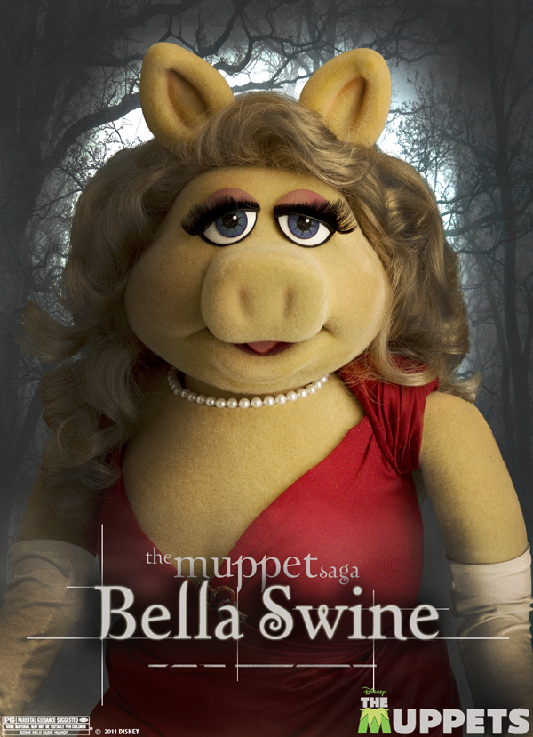 Peggy es Bella Los muppets