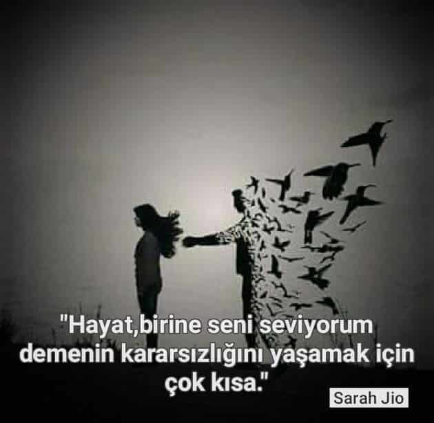 Resimli Aşk Sözleri seni seviyorum demenin kararsizligi