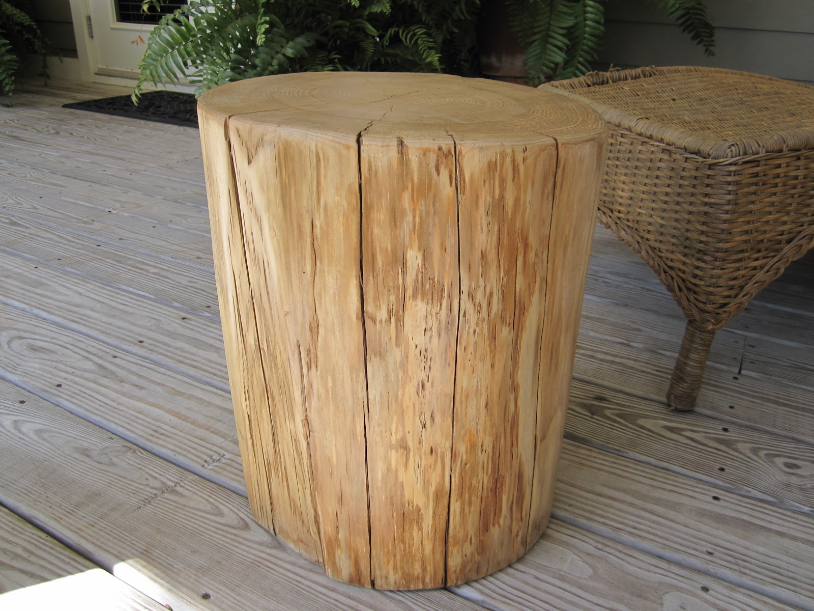 Natural Creations Reclaimed Wood Stump Tables/Stools