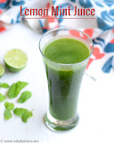 lemon mint juice lemon mint juice