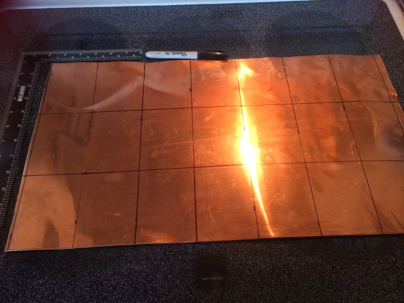 Making Etch Copper Sheet