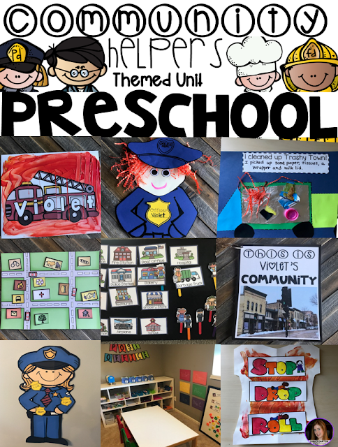 Are you looking for a fun hands-on community helper and fire safety themed unit that revolves around amazing stories and is appropriate for your preschool classroom? Then, you will love Community Themed Helper and Fire Safety Unit for Preschool.