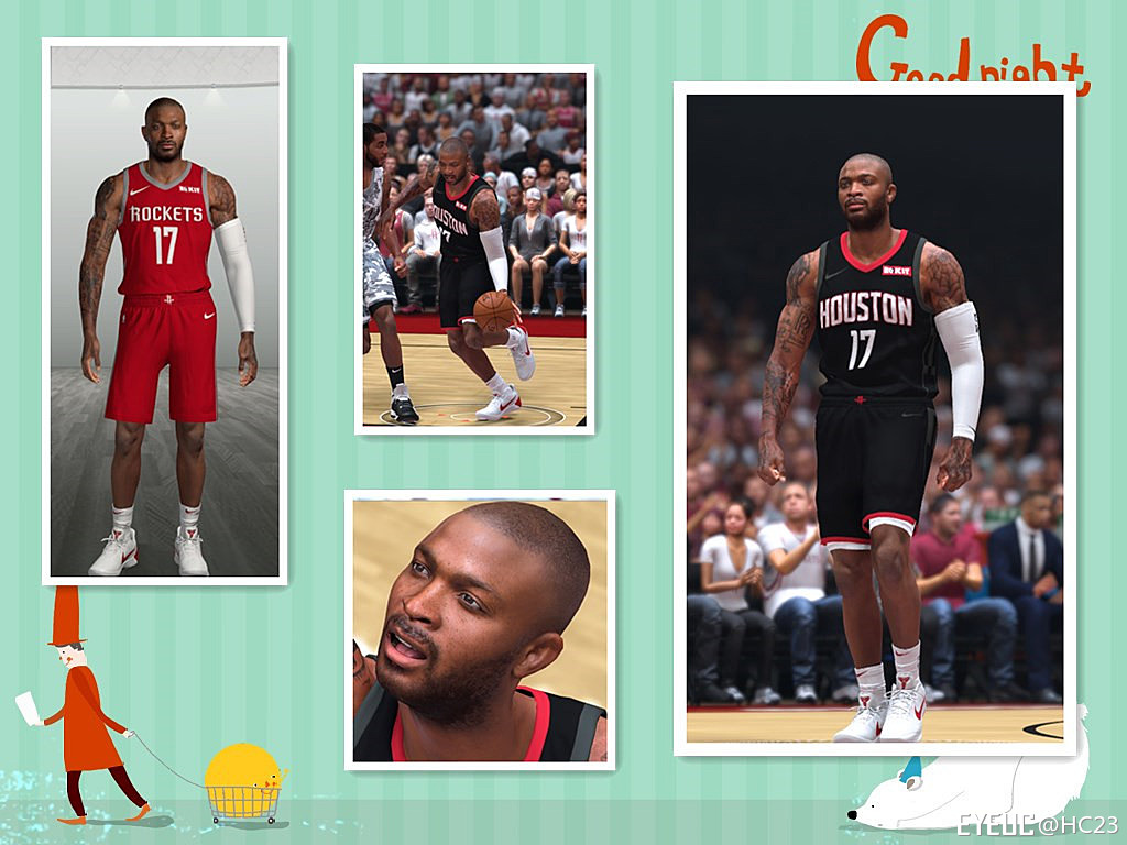NBA 2K19 P.J. Tucker Cyberface + Body Update by HC23