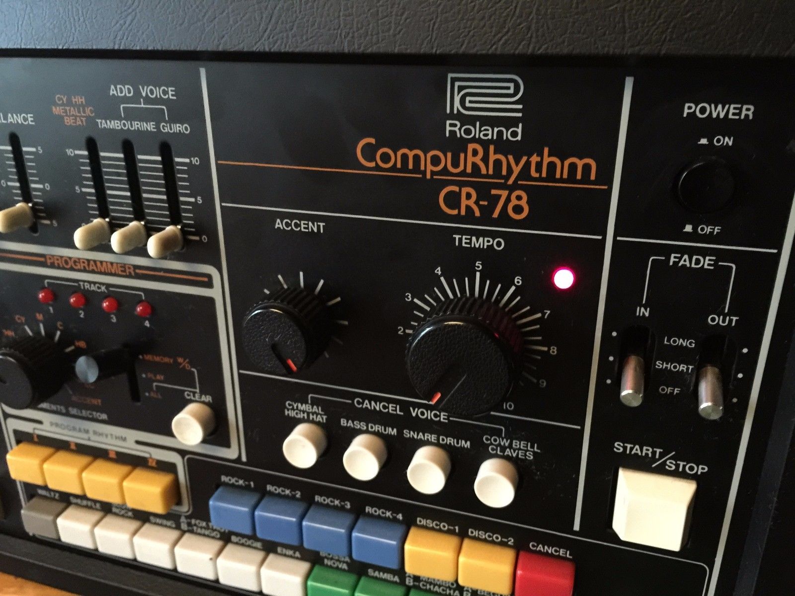 MATRIXSYNTH Roland CR78 CompuRhythm Vintage Analog Drum Machine SN 893815