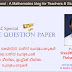 Sample question Papers to STD IX and X