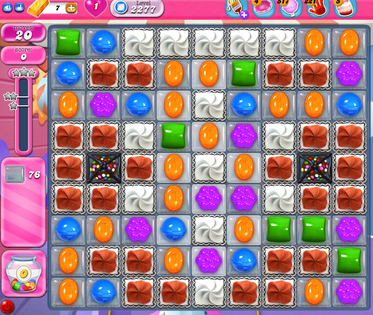 Candy Crush Saga level 2277 Candy Crush Saga level 2277