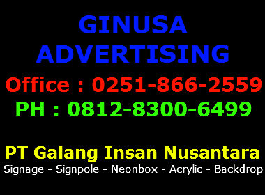 advertising agency neonbox signage jakarta ginusa advertising