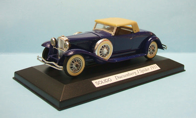Voiture Miniature Duesenberg J Spider 1935 - Modèle 1/43 Solido - Occasion