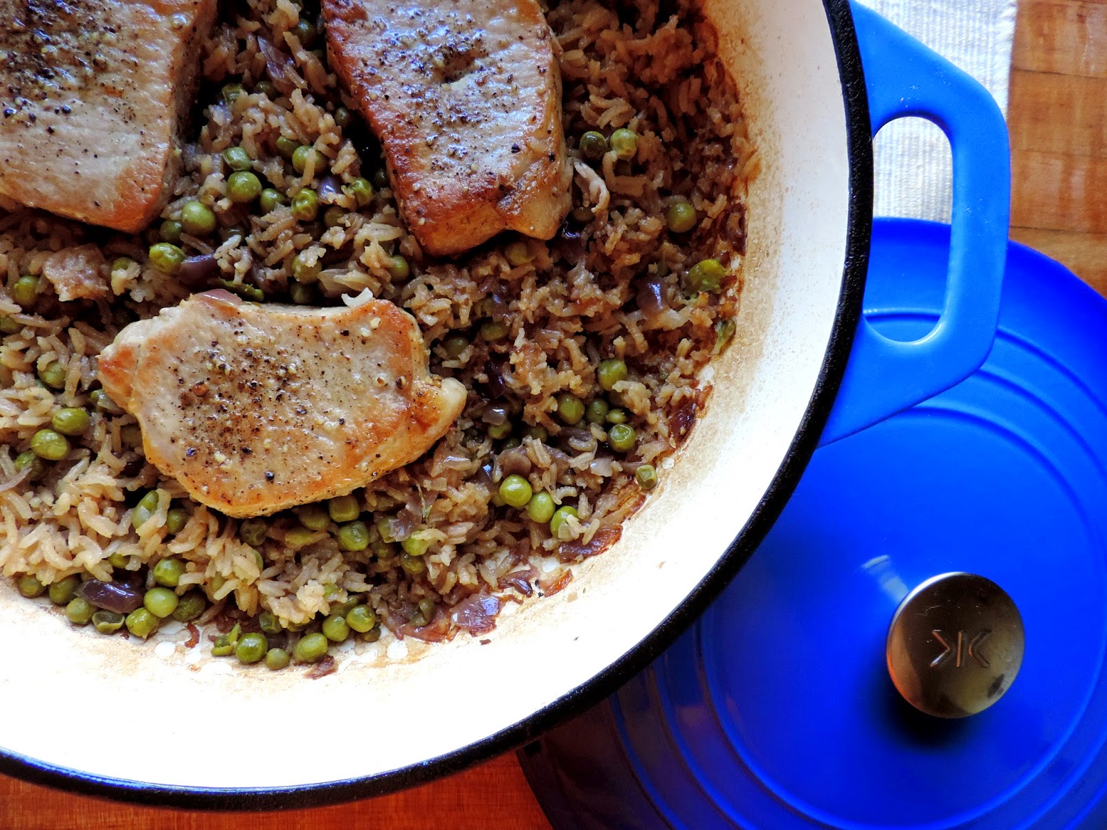 Baked Pork Chops and Rice The Kitchen Wife