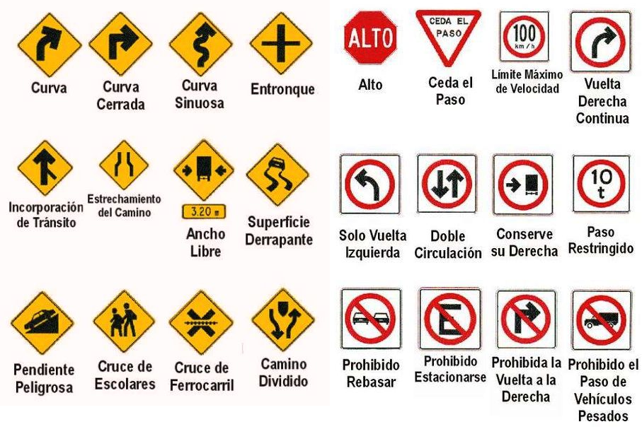 Señales de transito en mexico Imagui