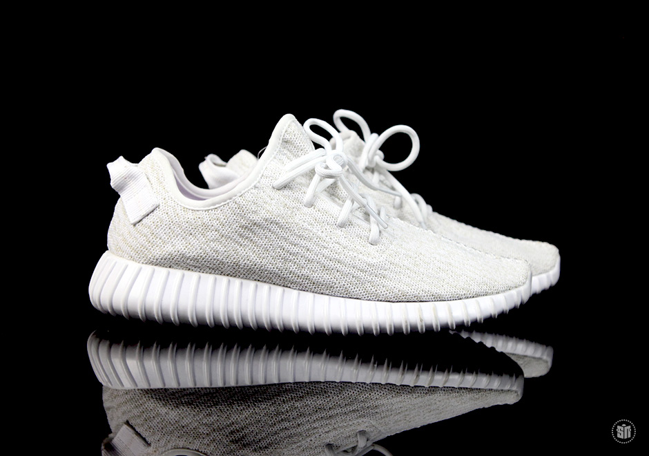 white adidas that look like yeezys