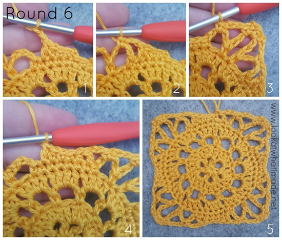 Emma crochet square, Nederlands haakpatroon tour 6 | Happy in Red Emma crochet square, Nederlands haakpatroon tour 6 | Happy in Red