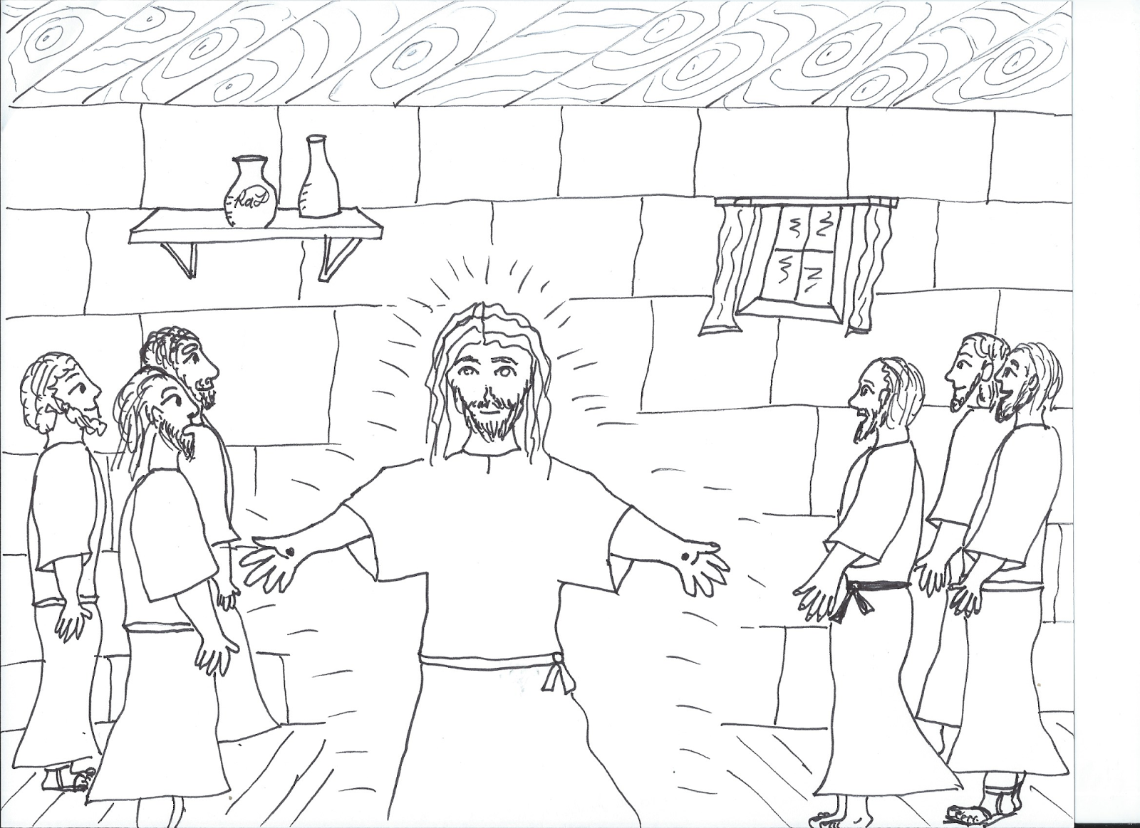 Robin's Great Coloring Pages: Gospel Pictures . . . New Testament