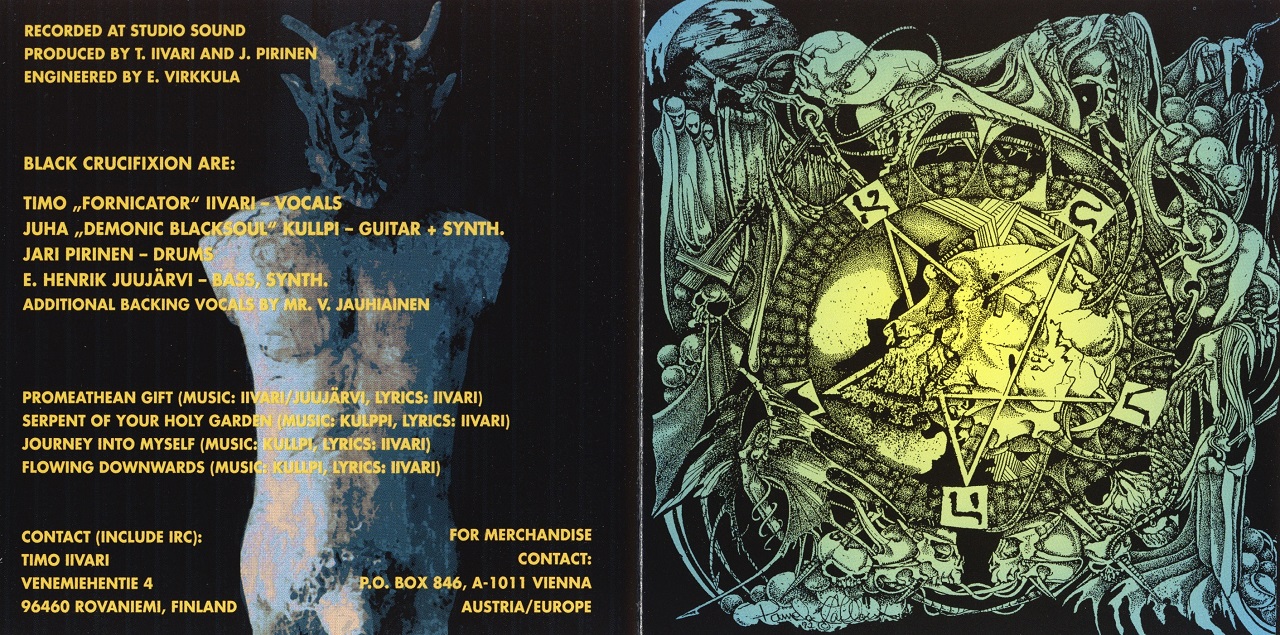 Cries from the Quiet World Black Crucifixion "Promethean Gift"