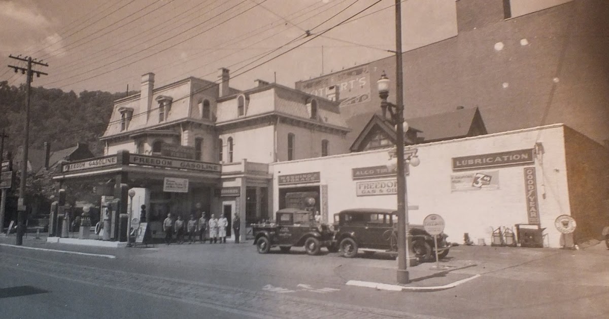 Vintage Johnstown Freedom Gas Station