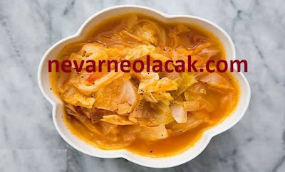 Haftada 5 Kilo Verdiren Lahanalı Detoks Çorbası