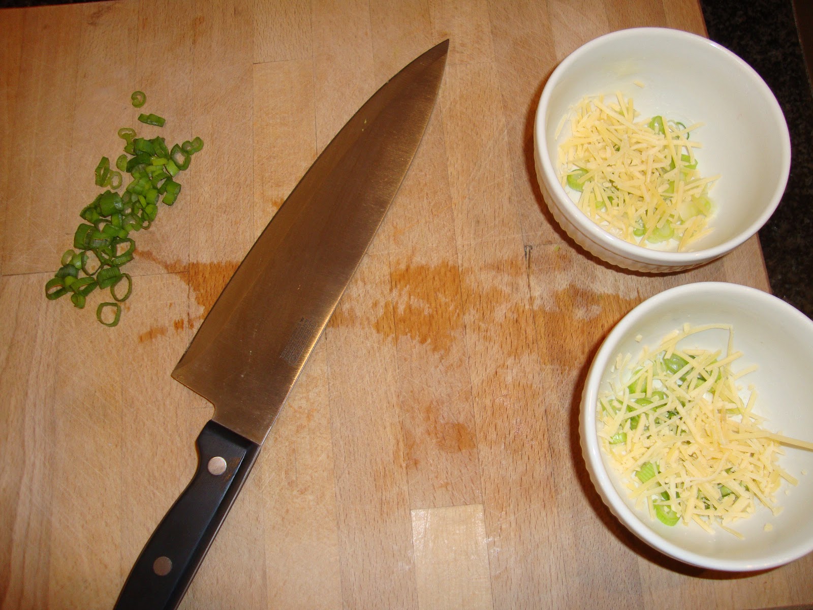 Bookshelves and Stove tops Coddled eggs in ramekins