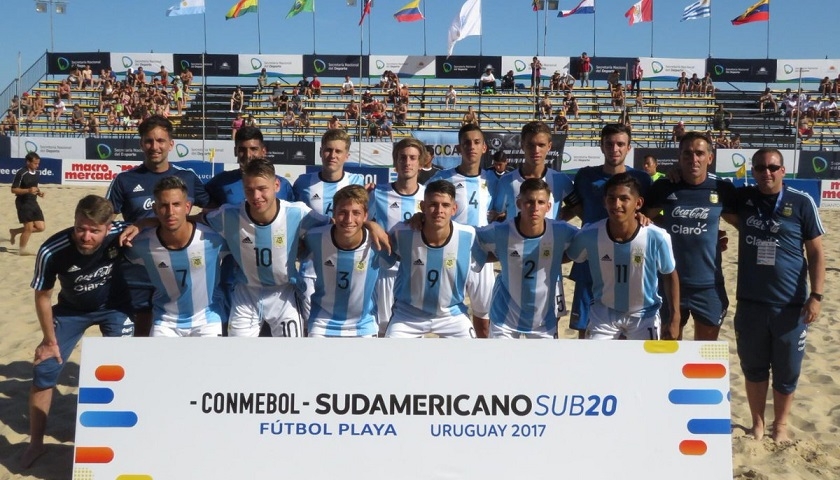 Fútbol playa: Uruguay venció a Venezuela y terminó en quinto