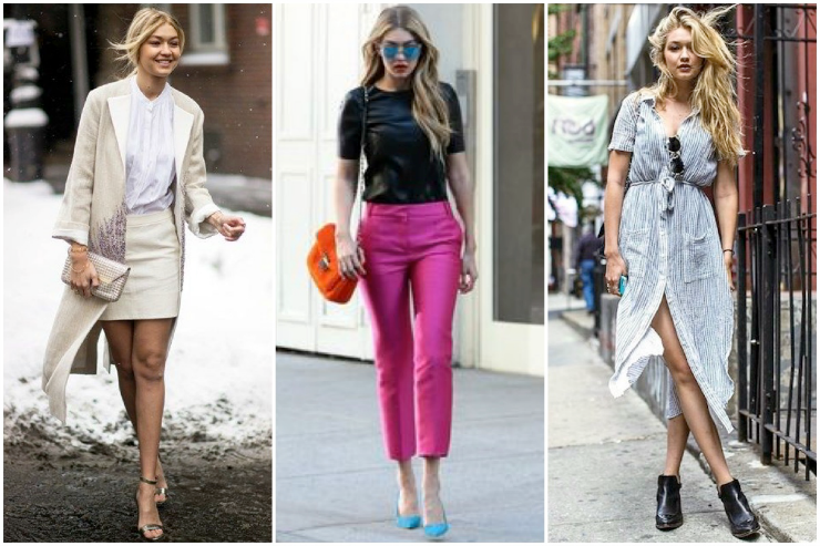 The Blush Blonde: Street Style: Gigi Hadid