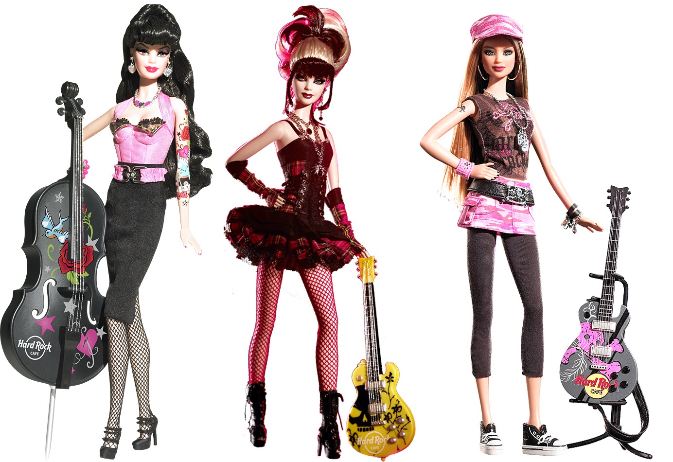 коллекционная кукла барби hard rock cafe. кукла барби группа рока. барби в стиле рок. барби хард рок кафе. барби в стиле рок.