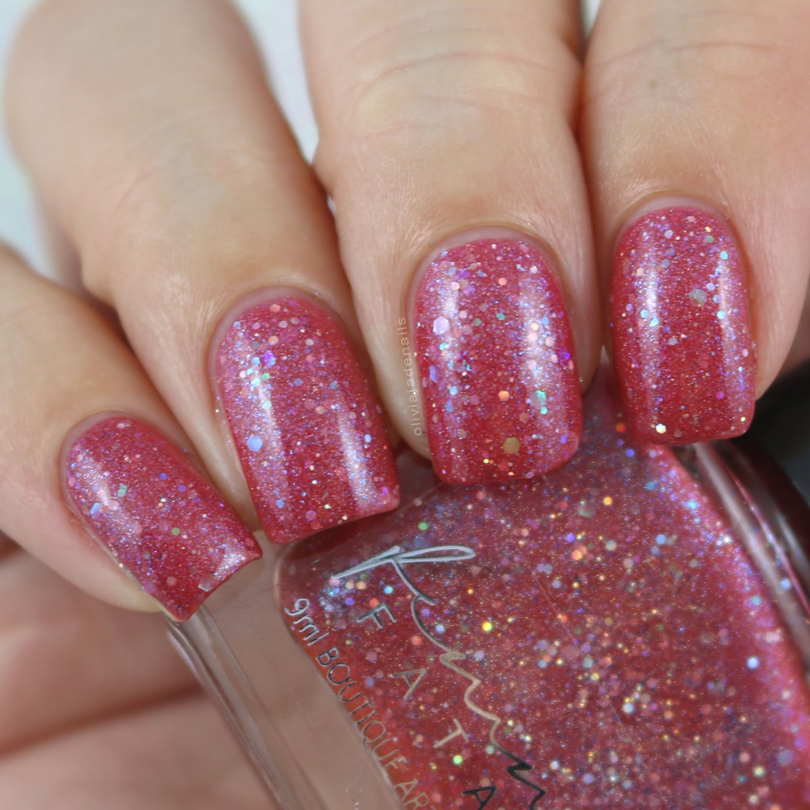 Femme Fatale Cosmetics Relics Of The Red Planet swatched by Olivia Jade Nails