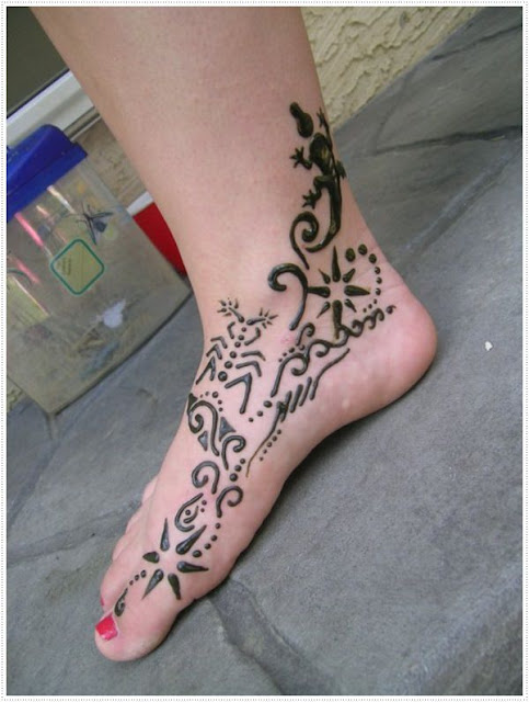 Tatuagem de henna Tatuagem de henna