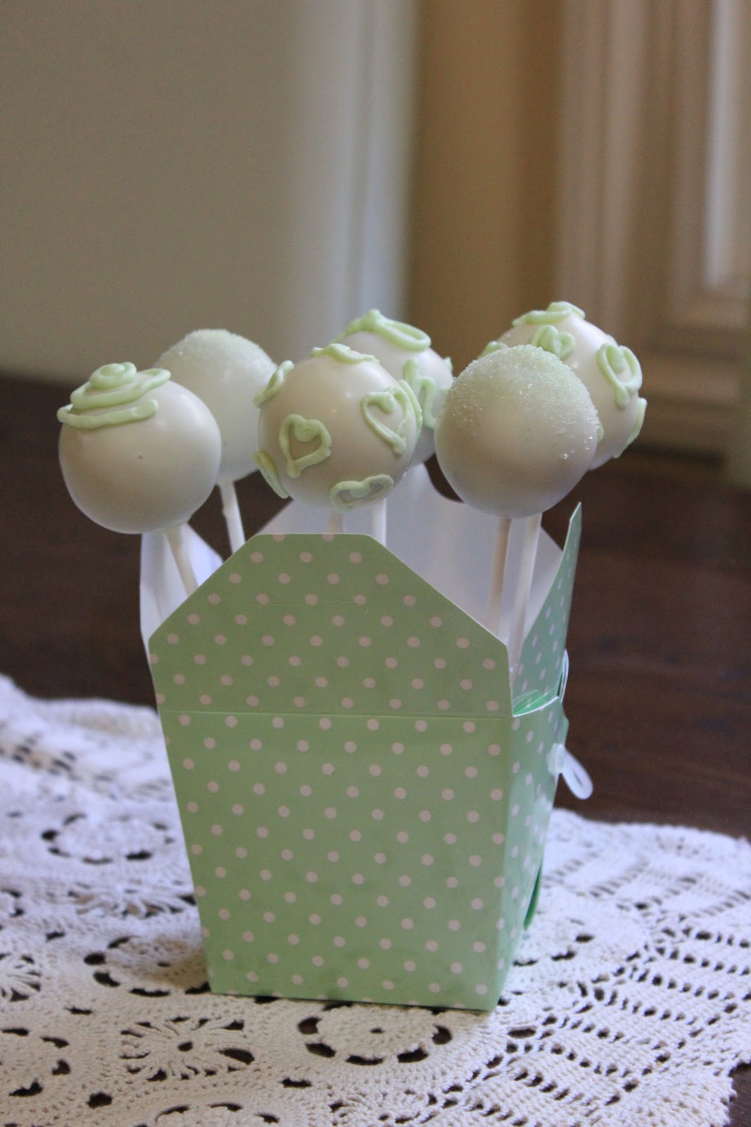 Pink Teapot Design and Letterpress Cake Pops!