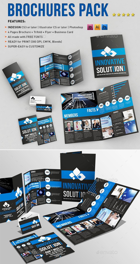 100 free premium brochure templates photoshop psd indesign ai