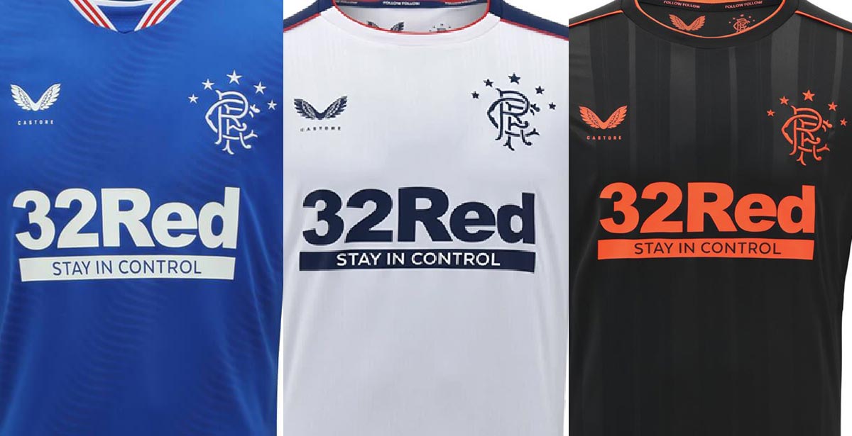 Castore Rangers 20-21 Home, Away & Third Kits Released - Footy