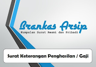 logo postingan contoh surat keterangan penghasilan dan gaji