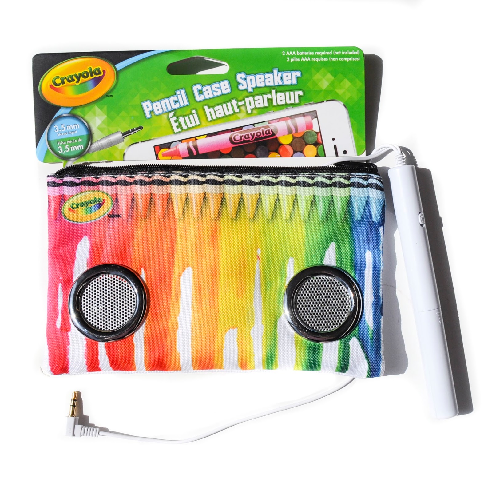 Crayola Pencil Case Speaker What's Inside the Case Jenny's Crayon
