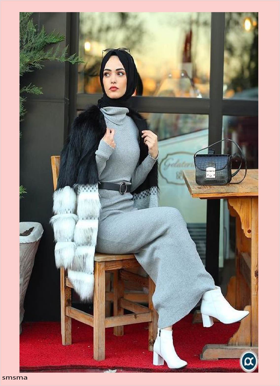 ملابس محجبات استايل كلاس انيق للبنات والسيدات مناسب