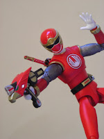 SH Figuarts Hurricane Red Hurricaneger Power Rangers Ninja Storm Bandai Tamashii Nations