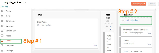 Horizontal Drop Down Menu