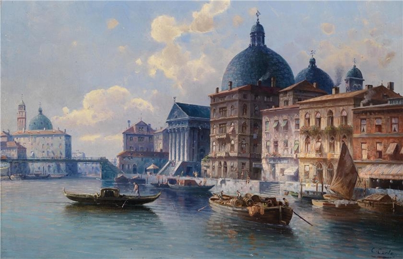 Karl Kaufmann 1843-1901 | Venetian Scene painter Karl Kaufmann 1843-1901 | Venetian Scene painter
