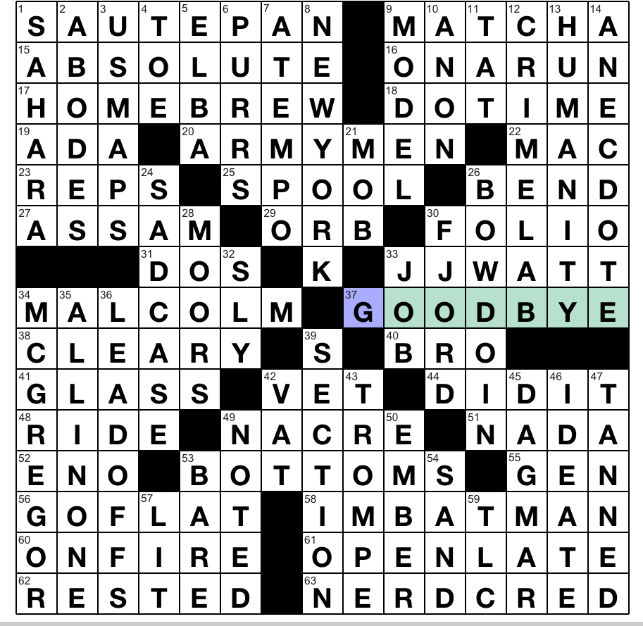 Rex Parker Does the NYT Crossword Puzzle: Declaration after