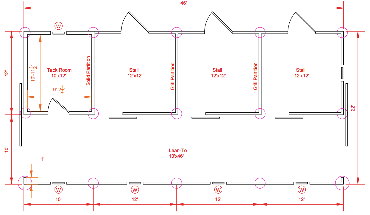 Building Managing The Small Horse Farm Small Barn Layout And Design