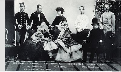 Retrato de familia. Una foto de 1861