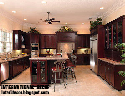 Classic wood kitchen cabinets designs, wood kitchen furniture