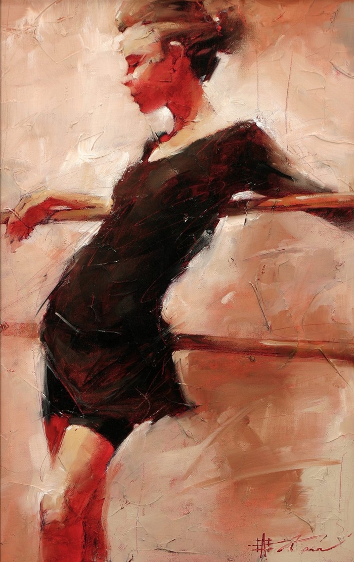 Andre Kohn 1972 | Russian-born Figurative Impressionist painter | Ladies and hats