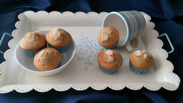 magdalenas muffins horchata naranja fruta confitada escarchada desayuno merienda postre brunch copete horno tradicional