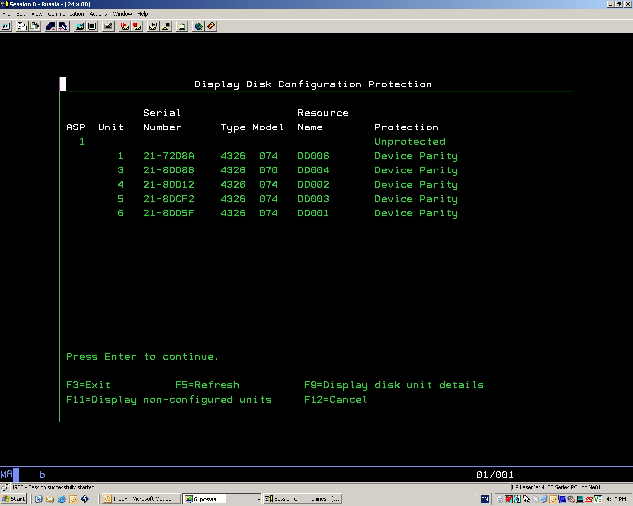 IBM AS400 ADMINISTRATOR