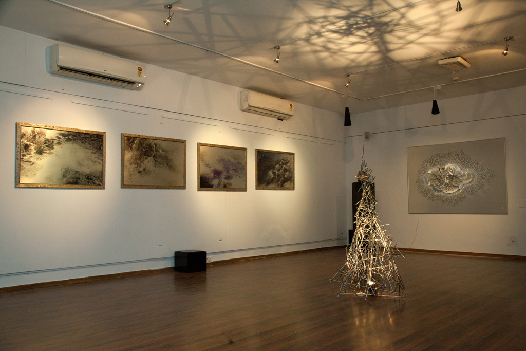 'Disappearing Dialogues' Solo show at Gallery Sanskriti, 2015