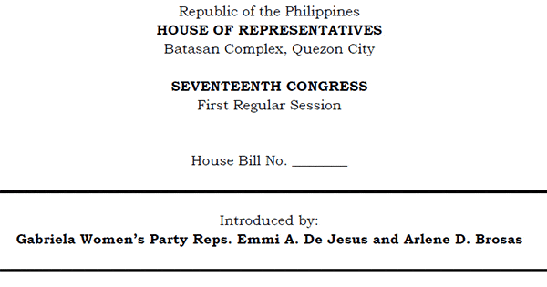 House Bill 2380: Philippines Divorce Bill filed in Congress