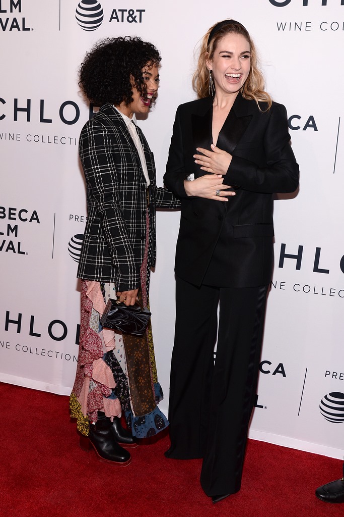 Lily James || 'Little Woods' screening during the 2018 Tribeca Film