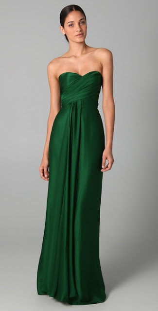 Bottega Veneta Women's Viscose and Silk Criss-Cross Long Dress with Knot - Green - Maxi Dresses