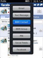Facebook for BlackBerry update 2.0 : BBM Integration, Likes Notifications, more