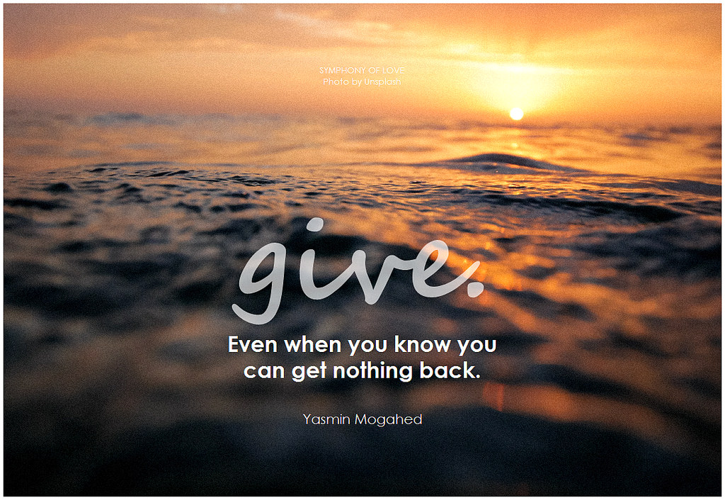 give until it hurts