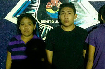 Los roba OXXO: detienen en Cancún a dos hombres y una mujer tras cometer un atraco en tienda de conveniencia de la Bonampak
