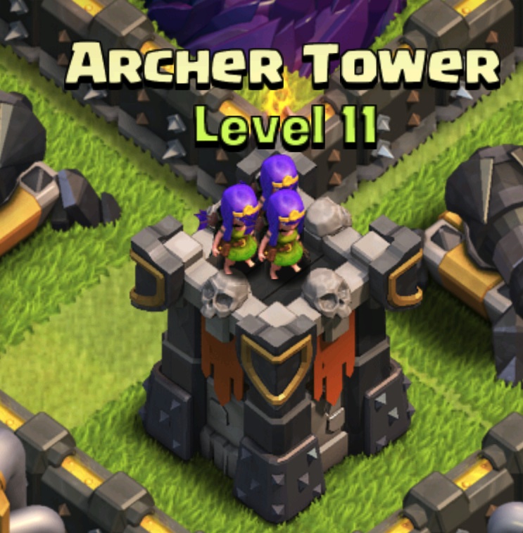 Archer tower which has level 6 archer on it also. 